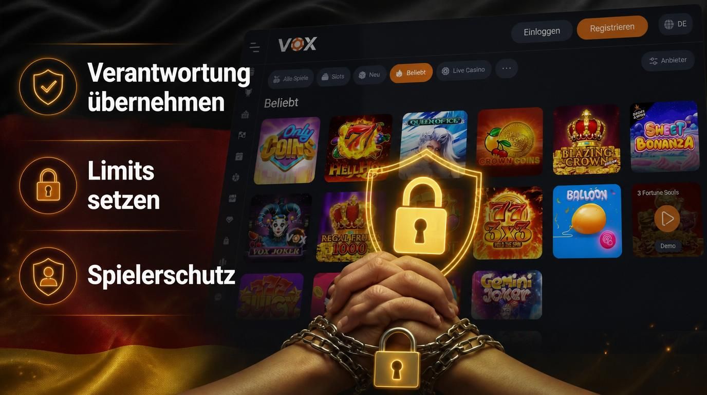 Schloss über Casino-Oberfläche mit deutschen Farben
