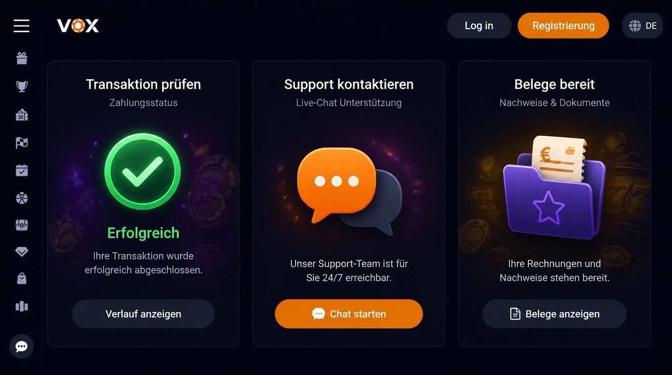 Start mit klaren Schritten und schneller Registrierung